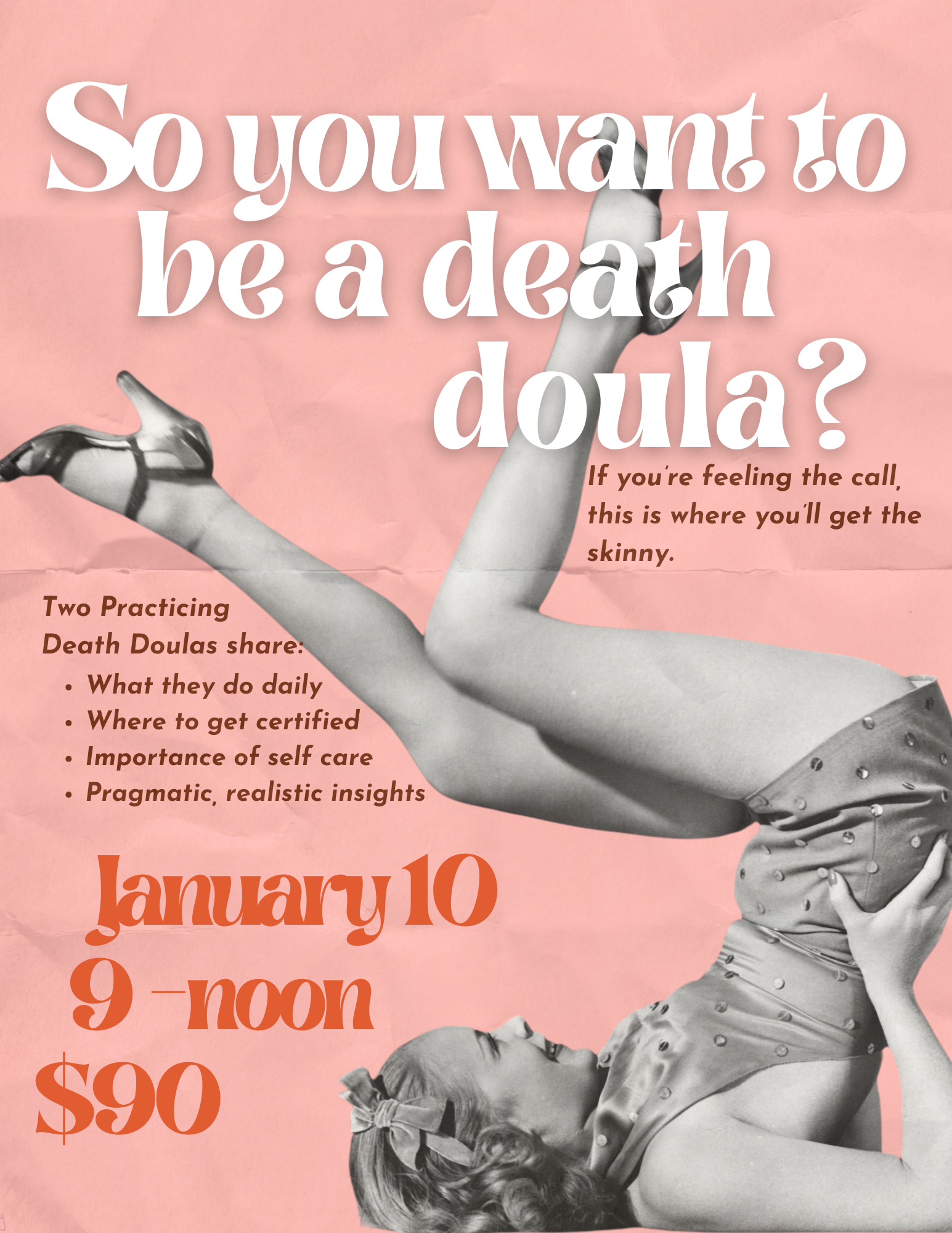 Want to be a Death Doula Workshop January 10, 2026 @ Death Doula Professionals Office 1724 Moon St. NE, Abq 87112 - Image 1