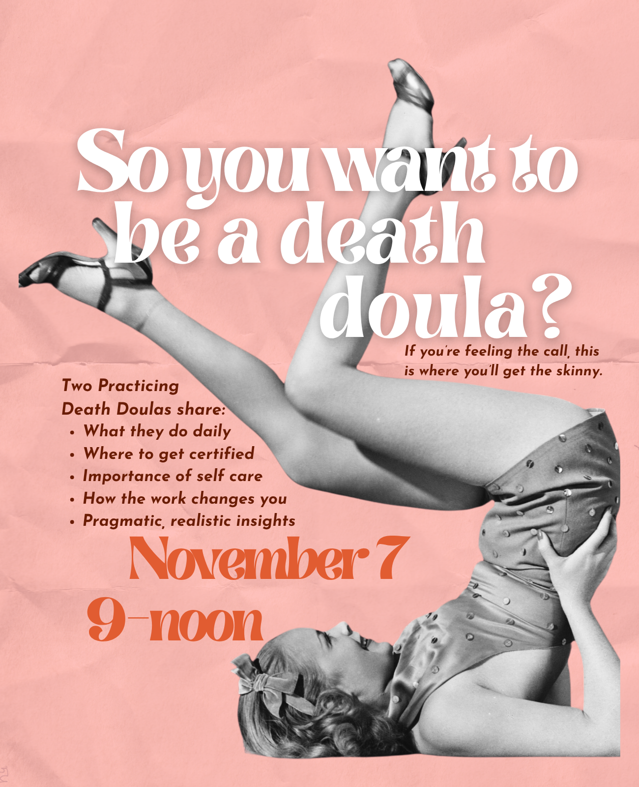 Want to be a Death Doula Workshop November 7 - Image 1
