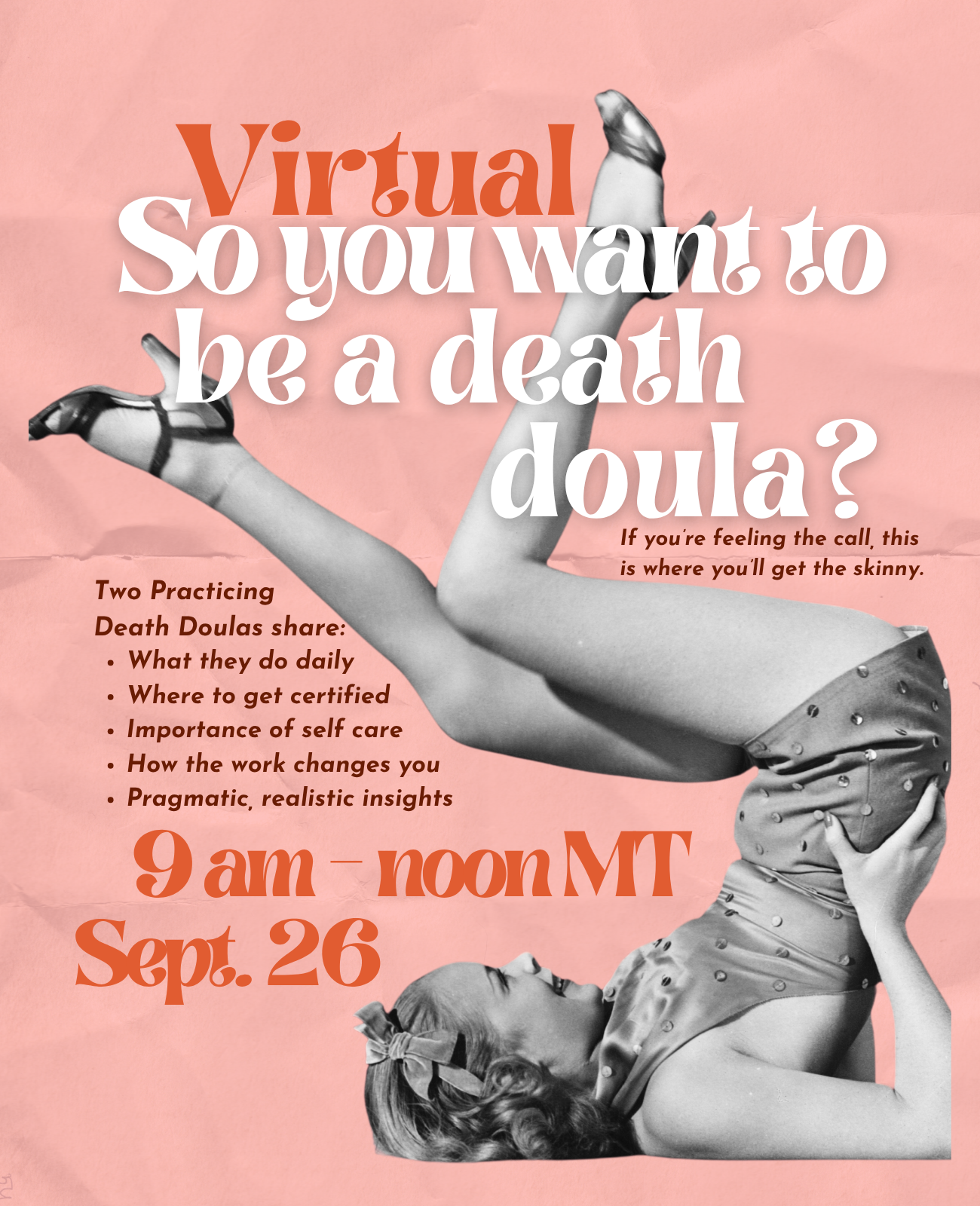 Virtual - Want to be a Death Doula Workshop September 26 - Image 1